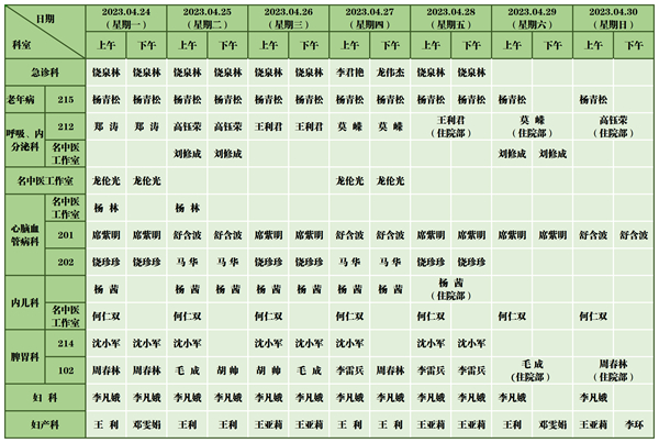 中医医院门诊排班表(4.24-4.30)_新政院区(2).jpg