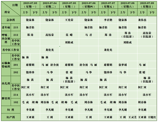 中医医院门诊排班表(7.3-7.9)_新政院区(2).png